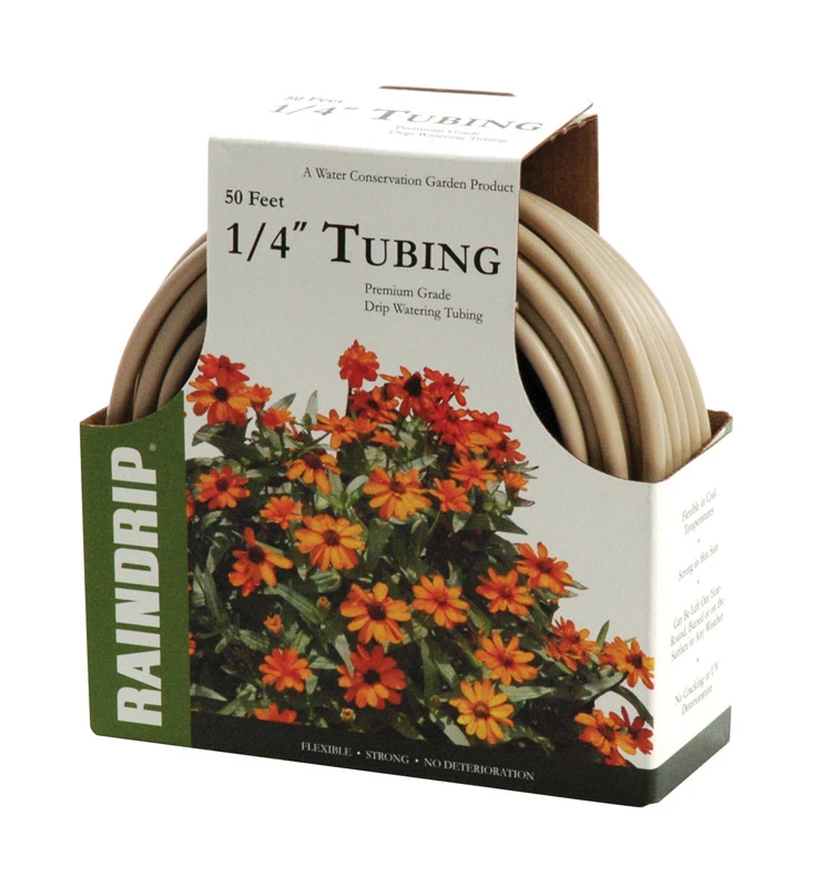 Water Supply Tubing, Sand Polyethylene, 1/4-In. x 50 Ft.