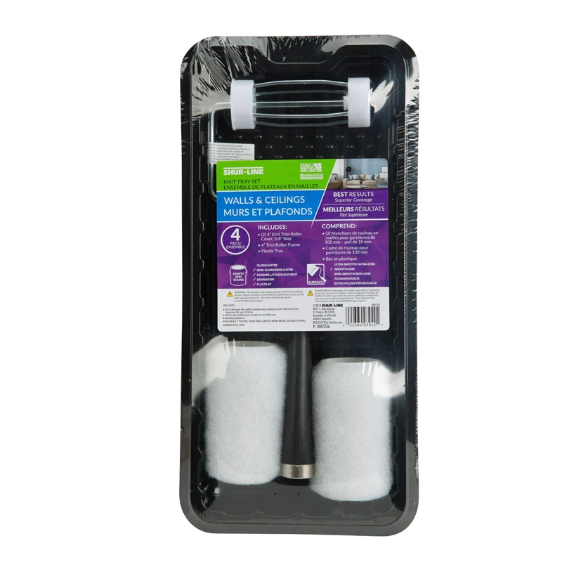 Premium Trim Paint Roller Set, 4-In.