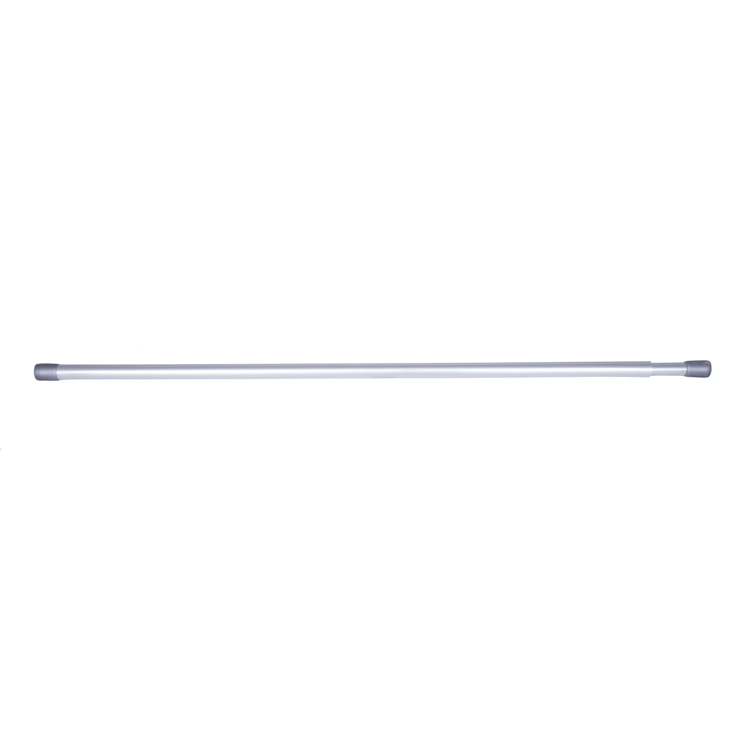 Carlisle Curtain Rod, Spring Tension, Chrome, 5/8 x 28 to 48 In.