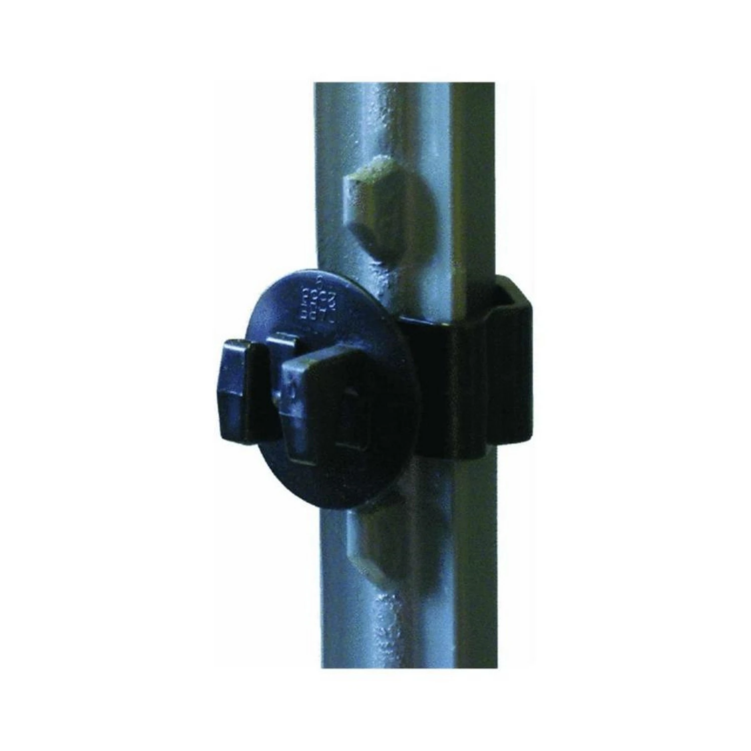 Electric Fence Insulator, T-Post Wire, Black, 25-Pk.