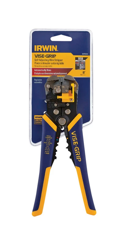 Vise-Grip Wire Stripper, Comfort-Grip, 8 In.