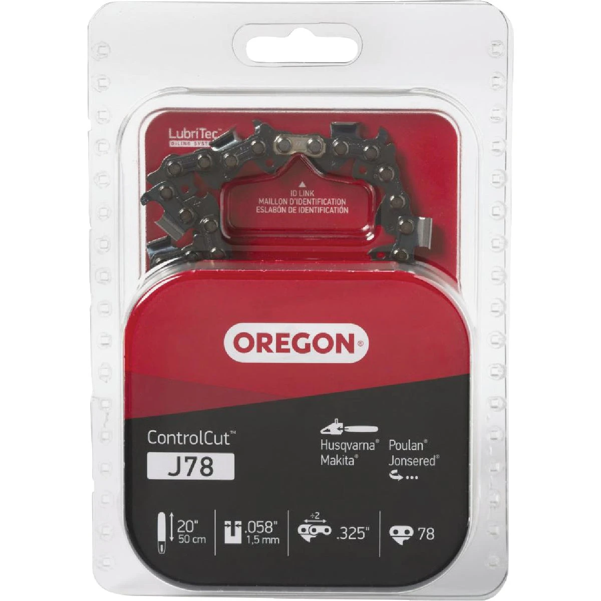 Chainsaw Chain, 34Sl Pro-Guard Chisel C-Loop, Fits Husqvarna Models, 20 In.