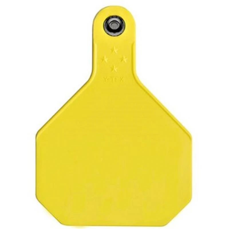 All American Livestock Tag, Blank, Large, Yellow, 25-Pk.