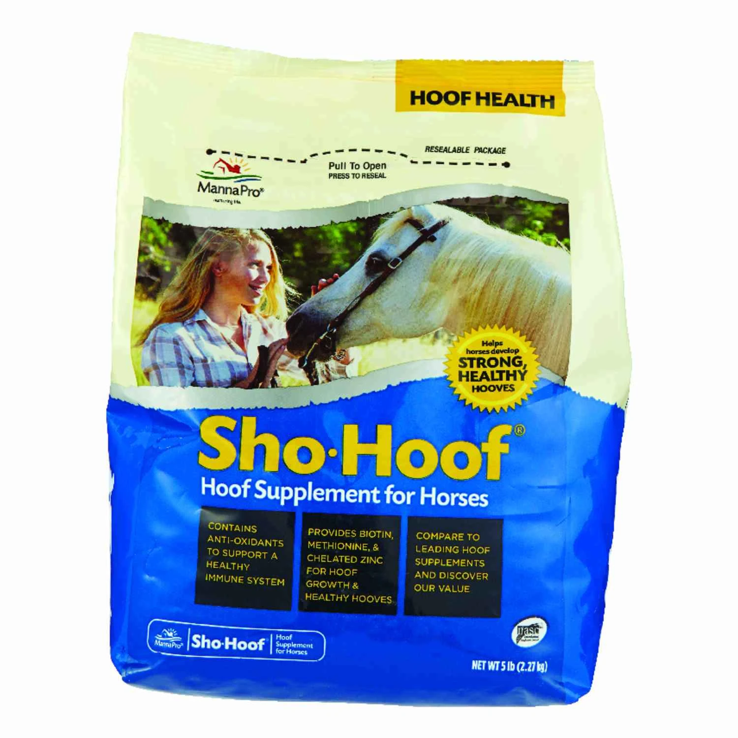 Sho Hoof Foot Supplement For Horses, 5-Lbs.