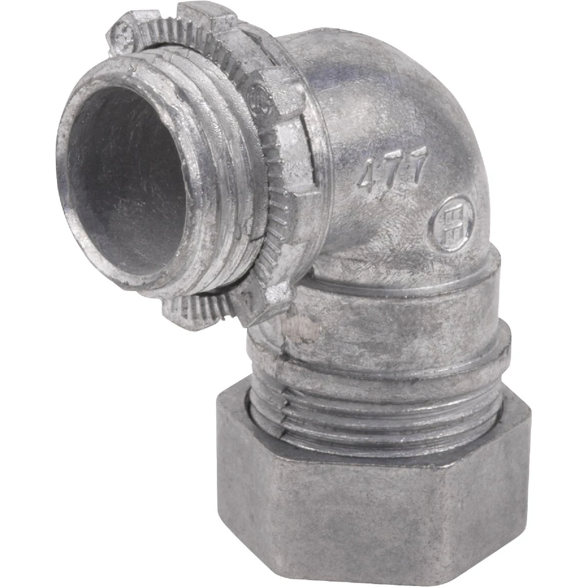 EMT Compression Connector, 90 Degree, 3/4-In.