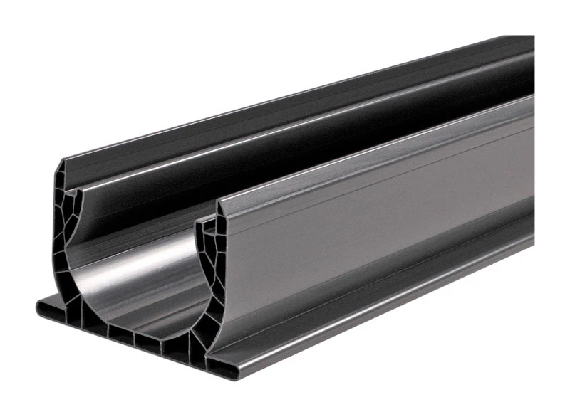 Profile Channel Drain, Gray, 10 Ft.