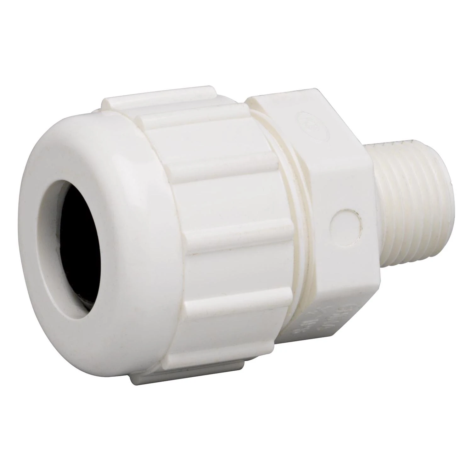Schedule 80 PVC Compression Adapter, 3/4 In. MPT