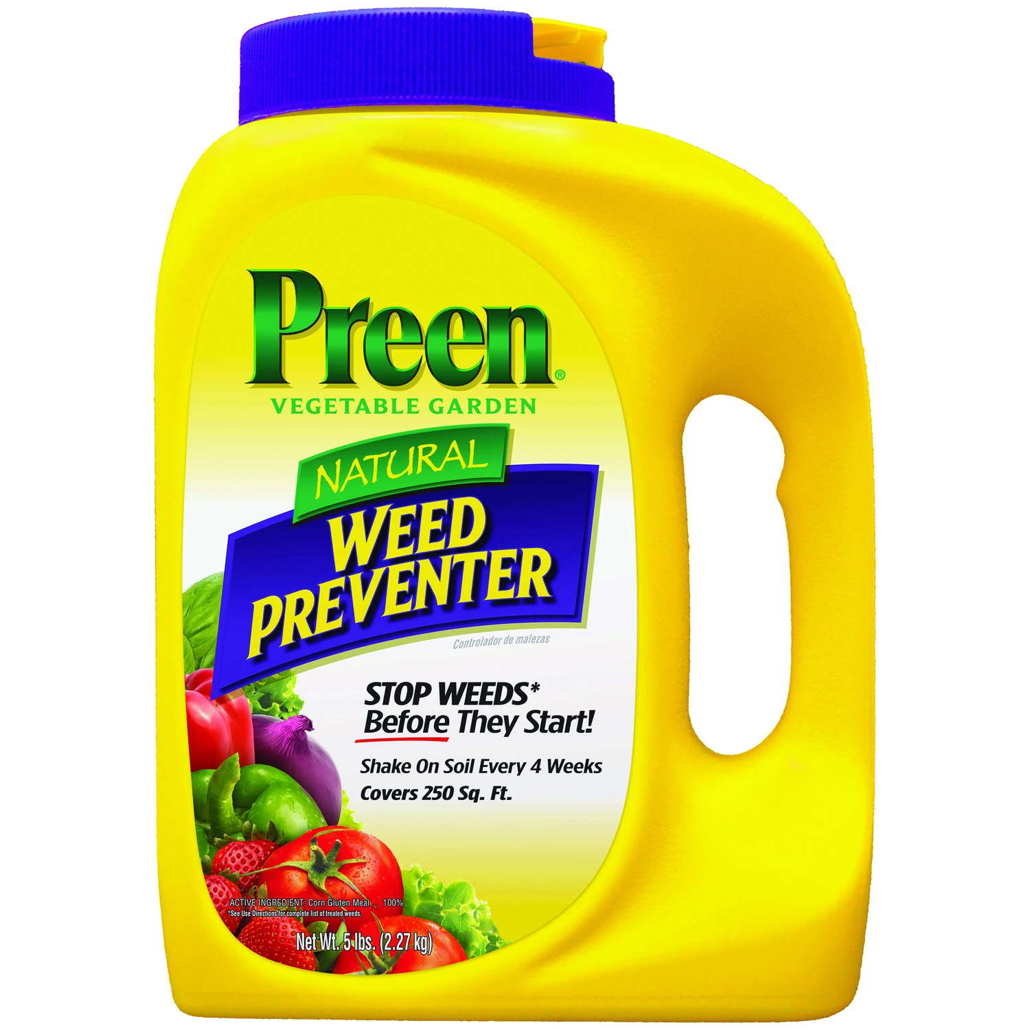 Natural Vegetable Garden Weed Preventer, Covers 250 sq. ft., 5 Lbs.