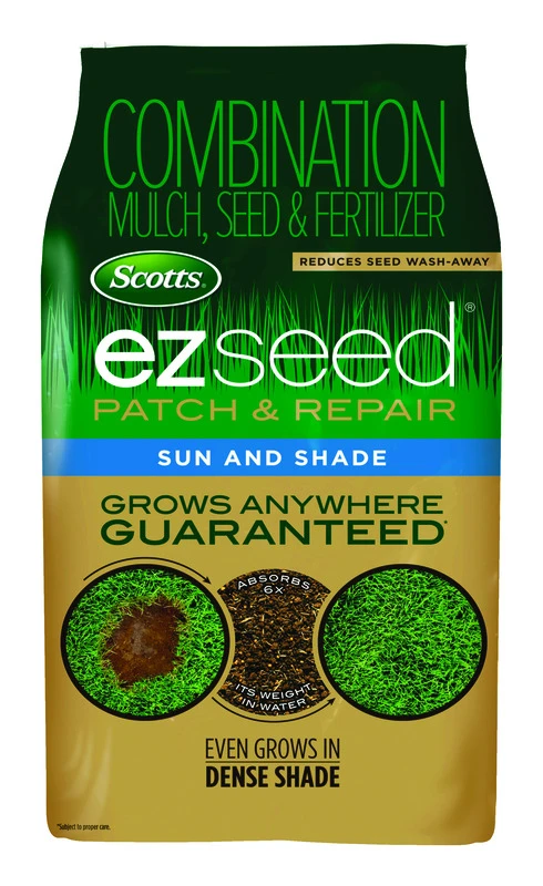EZ Seed Patch & Repair Grass Seed, Sun and Shade, 10 Lbs., Covers 225 Sq. Ft.