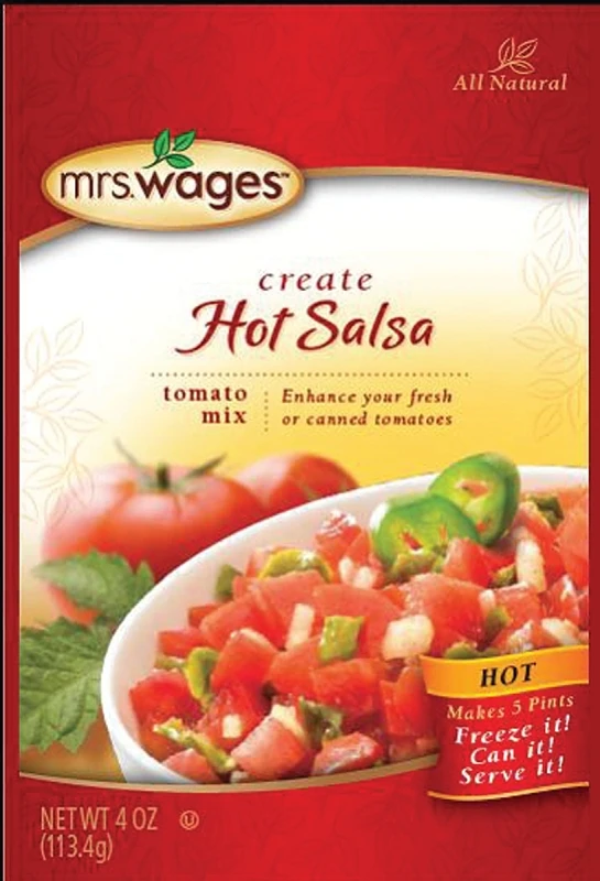Hot Salsa Tomato & Canning Mix, 4-oz.