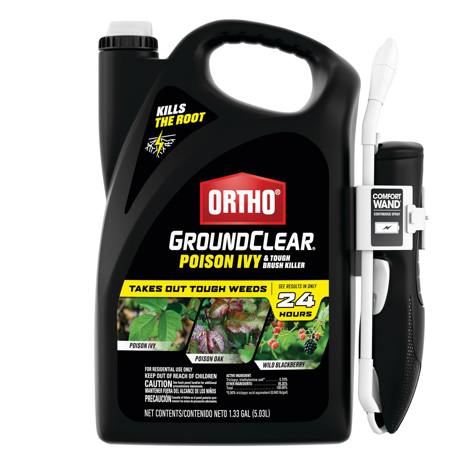 GroundClear Poison Ivy & Tough Brush Killer, 1 Gallon