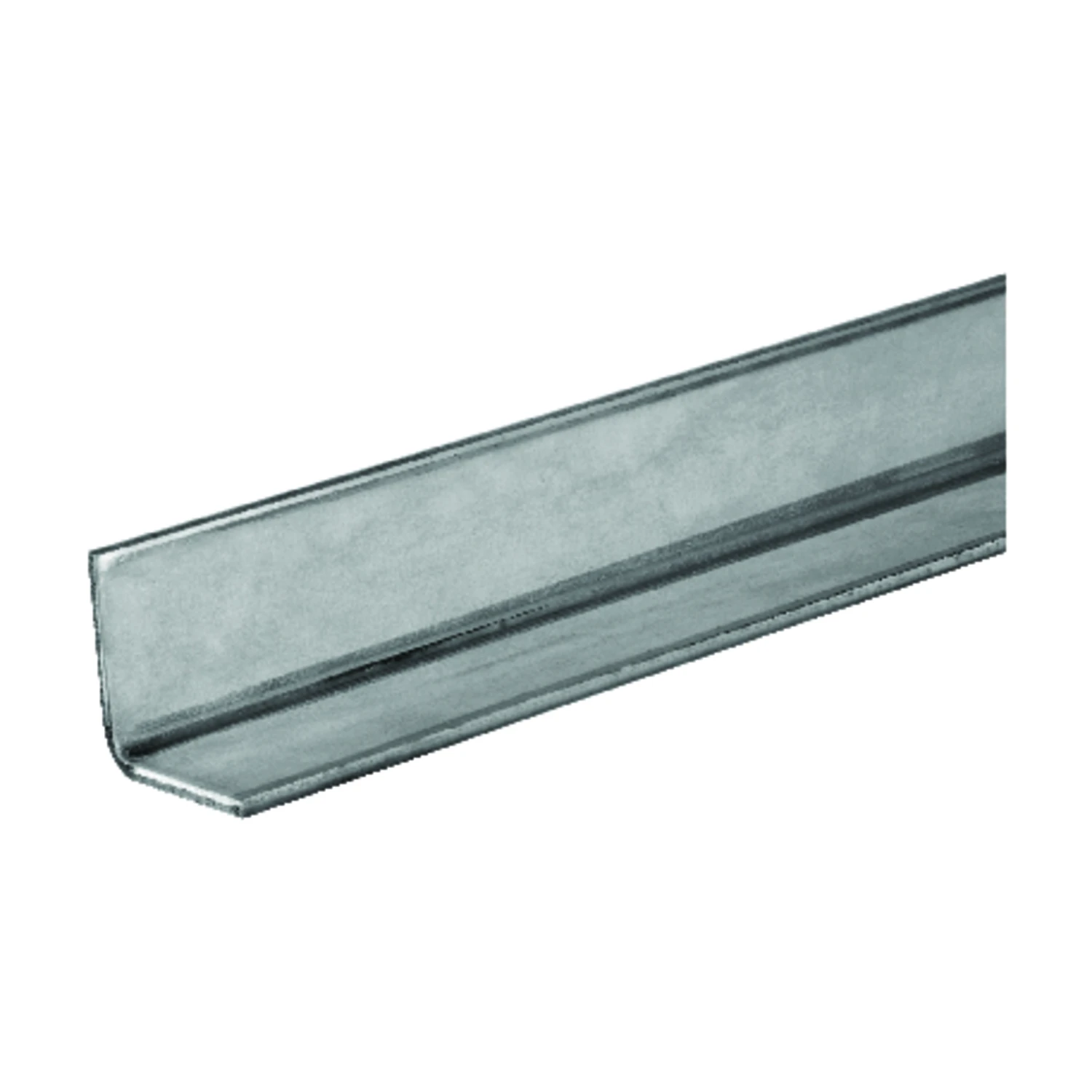 Steel Angle, Zinc Plated, 11 Gauge, 1/8 x 1.25 x 1.25 x 48 In.