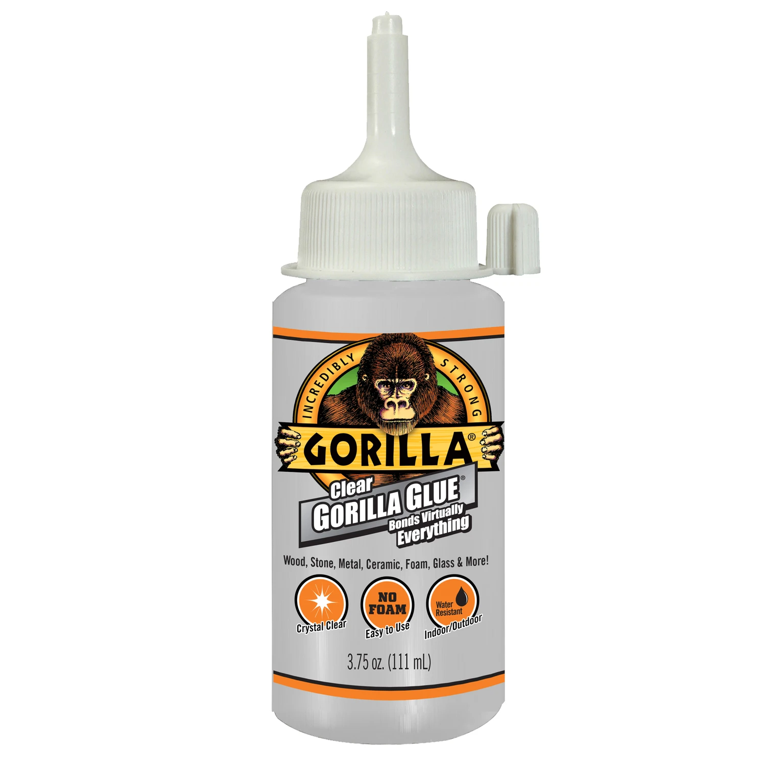 Glue, Clear, 3.75-oz.