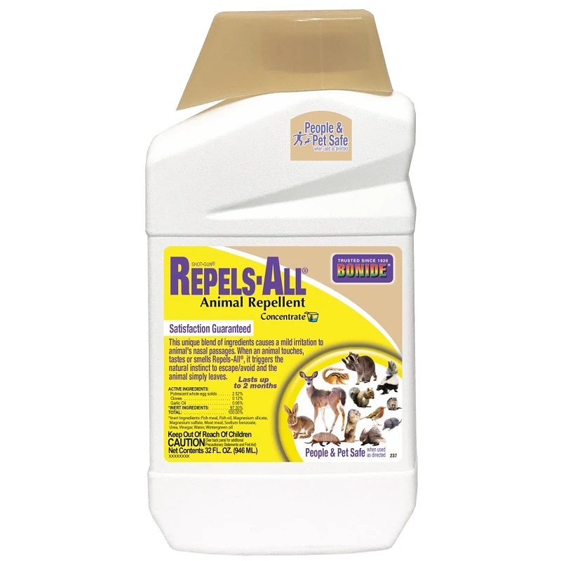 Repels-All Natural Deer, Rabbit & Animal Repellent, 32 oz. Concentrate