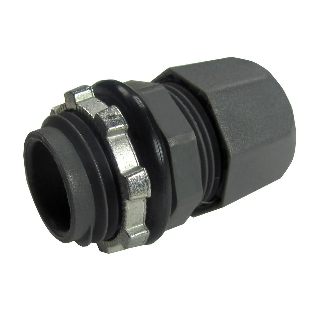 Strain Relief Connector, Non-Metallic, 1/2-In.