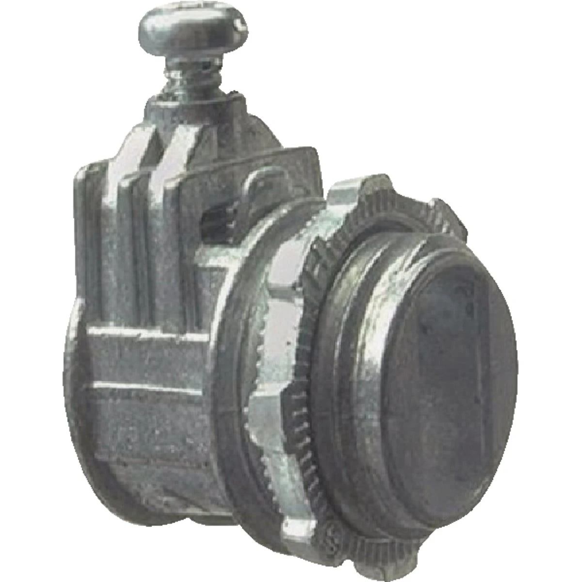 Conduit Fitting, FLX/BX Saddle Connector, 3/8-In., 5-Pk.