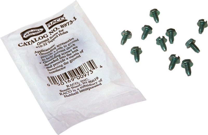 Grounding Screws,10-Pack