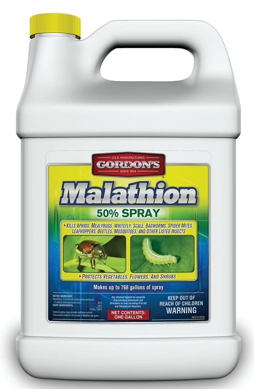 Liquid Insecticide, 50% Malathion, 1-Gallon Concentrate