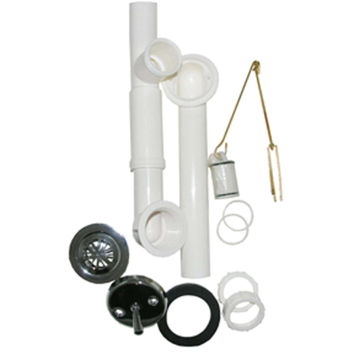 PVC Trip Waste & Overflow Assembly, 1-1/2 In.