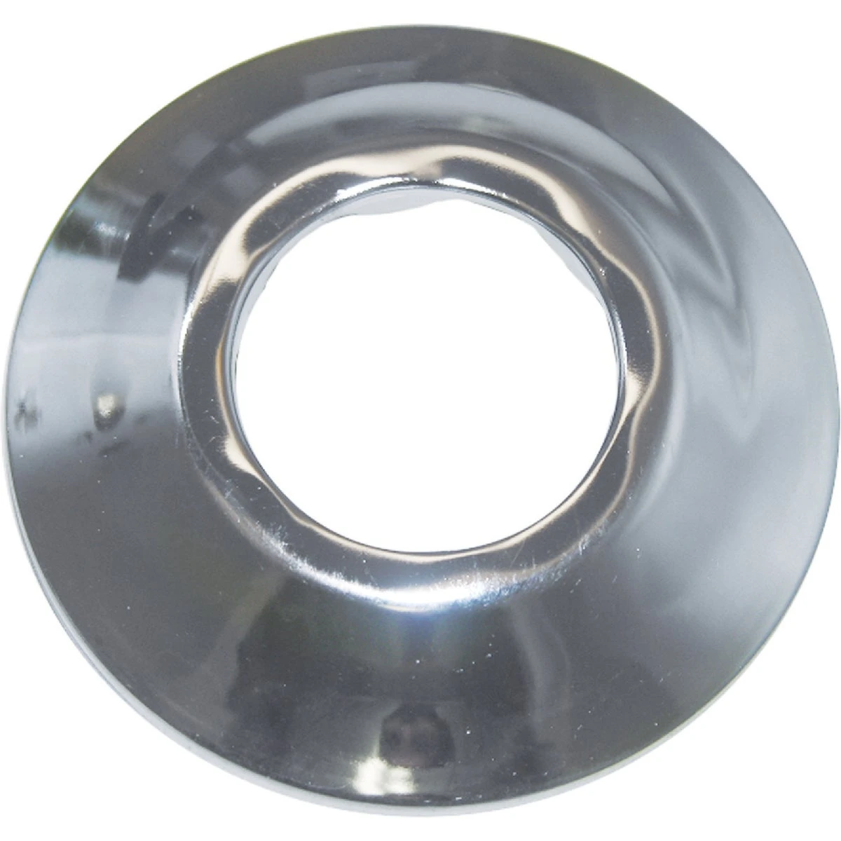 Sure Grip,Chrome Plated Shallow Flange,Fits 1-1/4 In. Outside Diameter Tubing