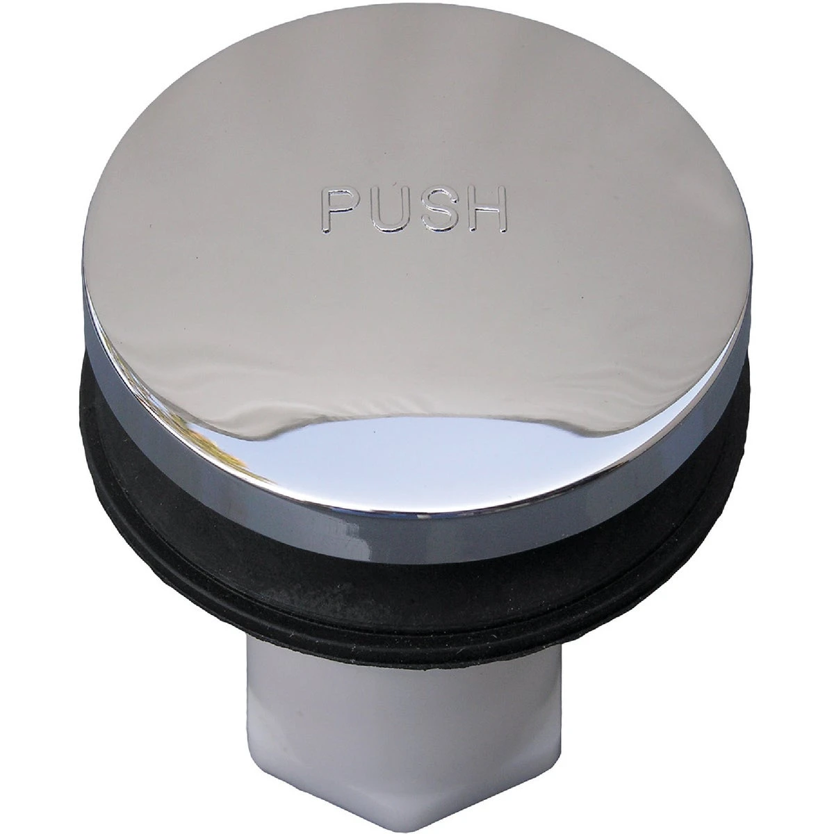 Replacement Tip Toe Bathtub Drain Stopper, Chrome, 3/8 In.