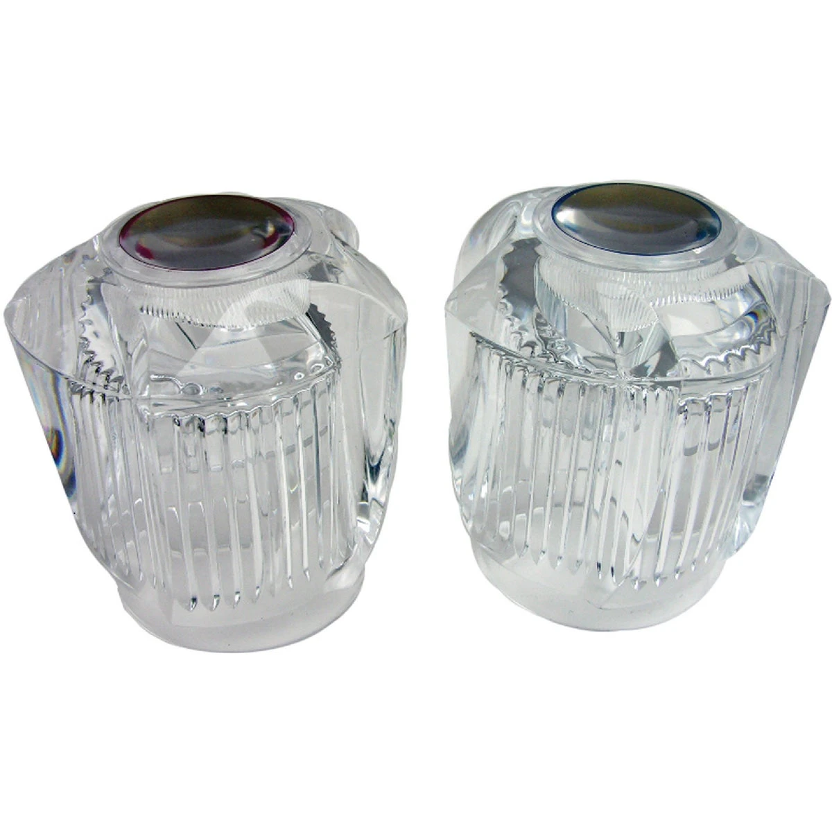 Fit-All Tub/Shower Handle Pair, Clear
