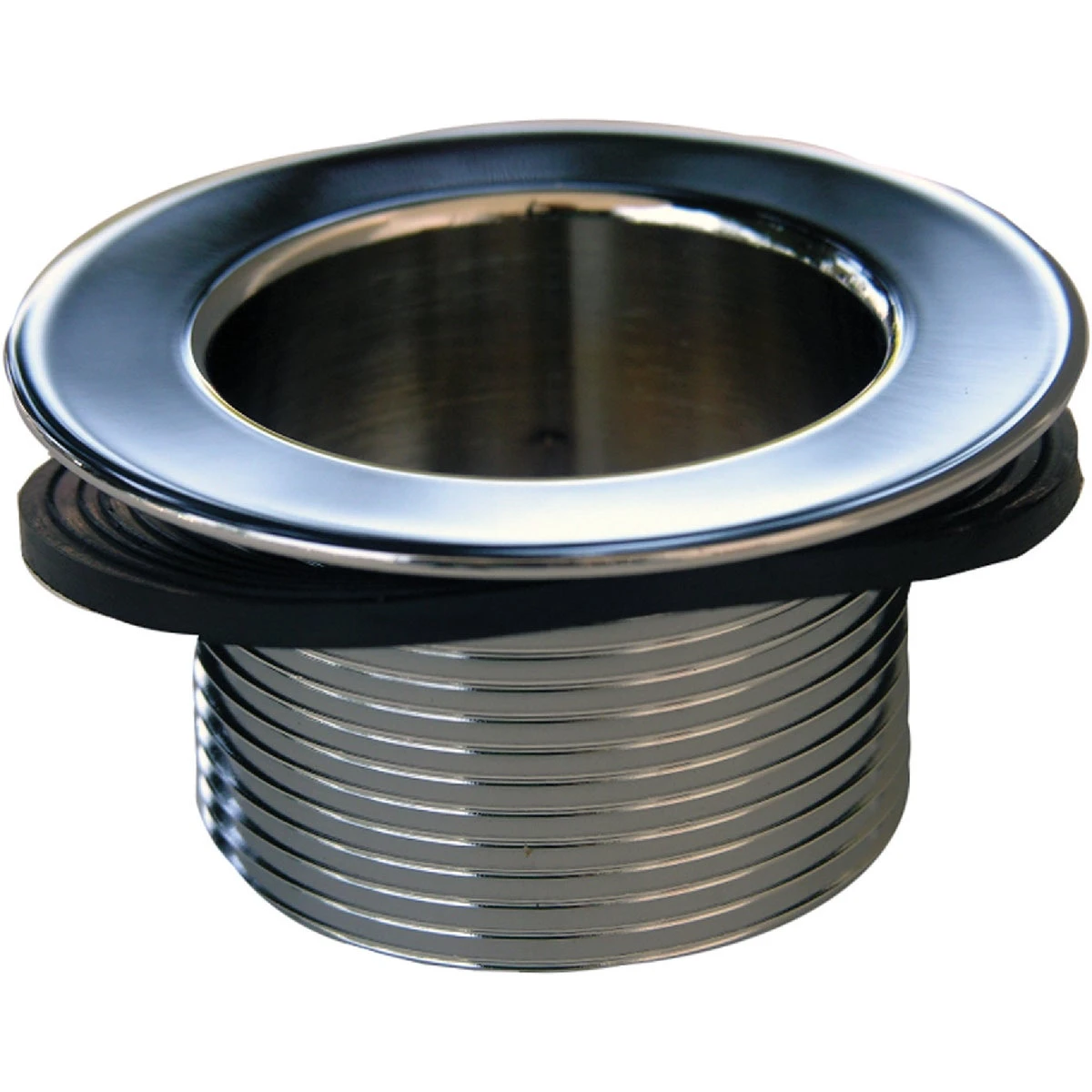 Bathtub Drain Shoe Strainer, Chrome, 1-1/2 In.