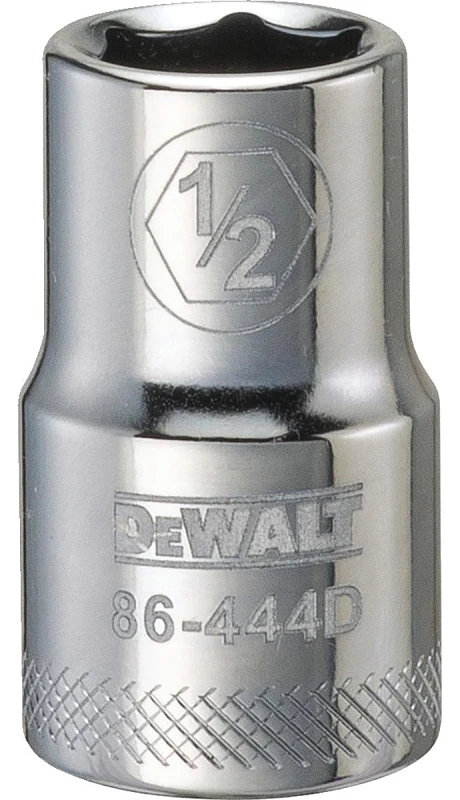SAE Socket, Shallow, 6-Point, 1/2 In., 1/2 In. Drive