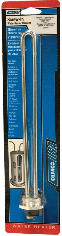 Water Heater Element, Screw-In, 240-Volt, 3000-Watt