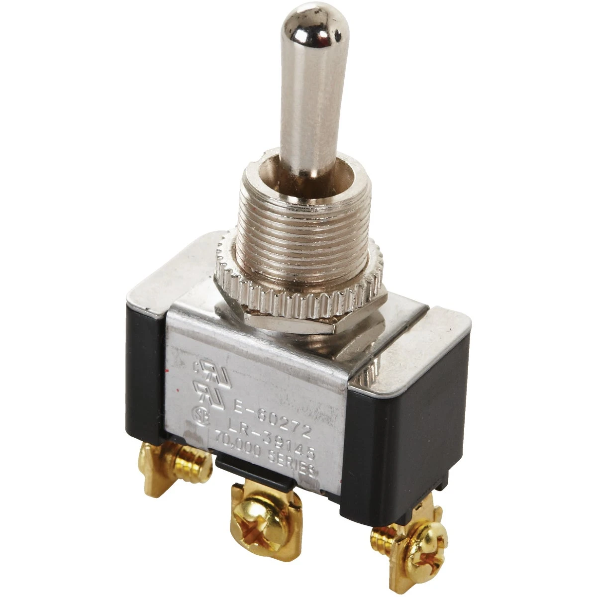 Momentary Toggle Switch, SPDT, 125-Volt, 20-Amp, 3/4-HP