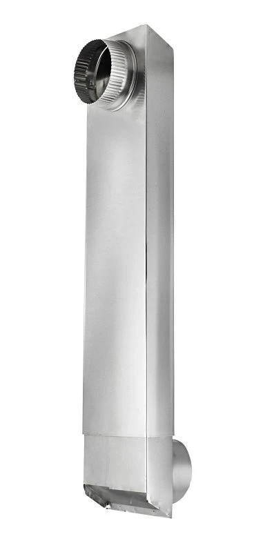 Periscope 90 Degree Rectangular Aluminum Dryer Duct