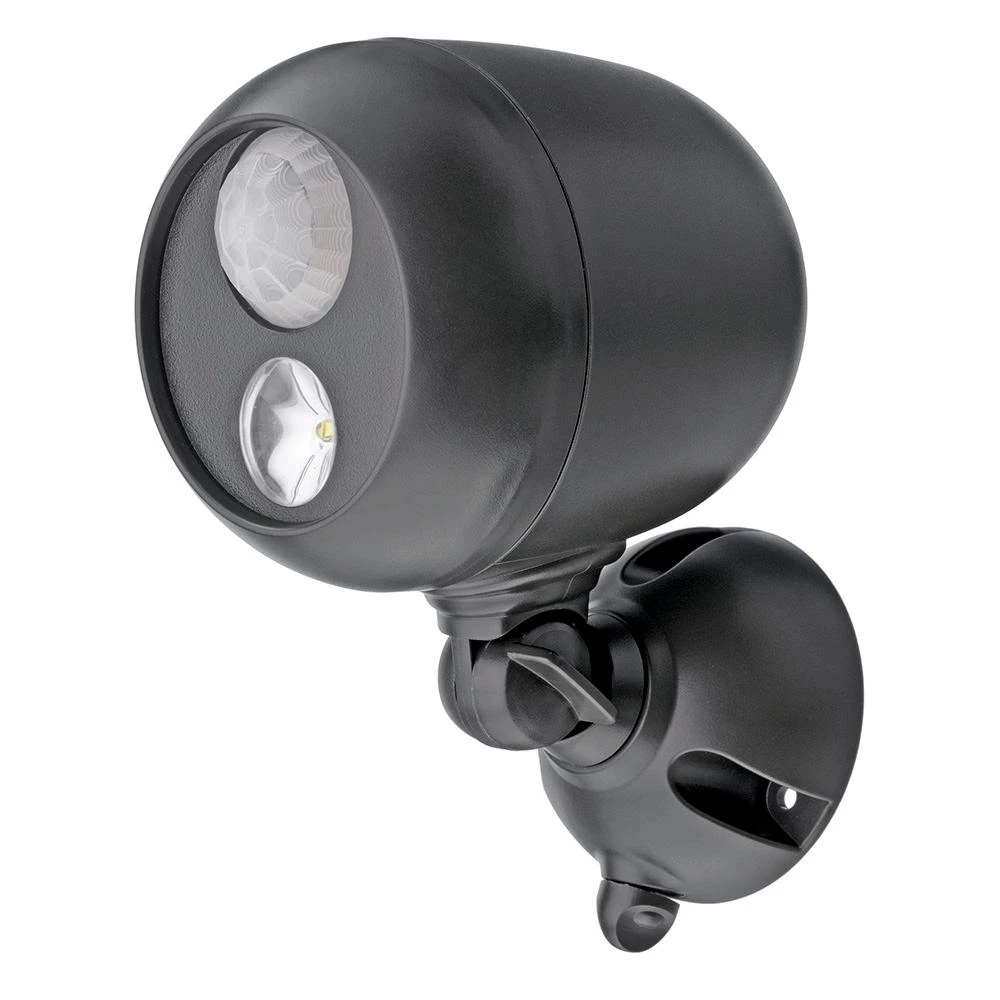 Motion-Sensing Spot Light, Wireless, 140 Lumens, Brown
