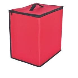 Ornament Storage Tub, Red, Holds 48