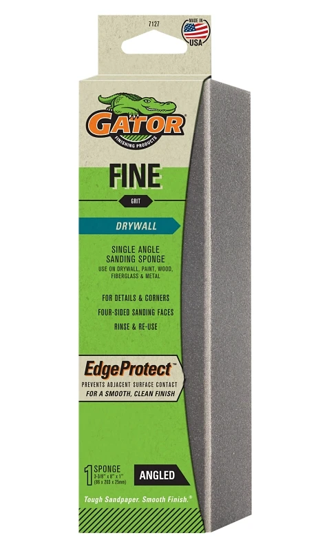 Sanding Sponge, Fine, 8-In.