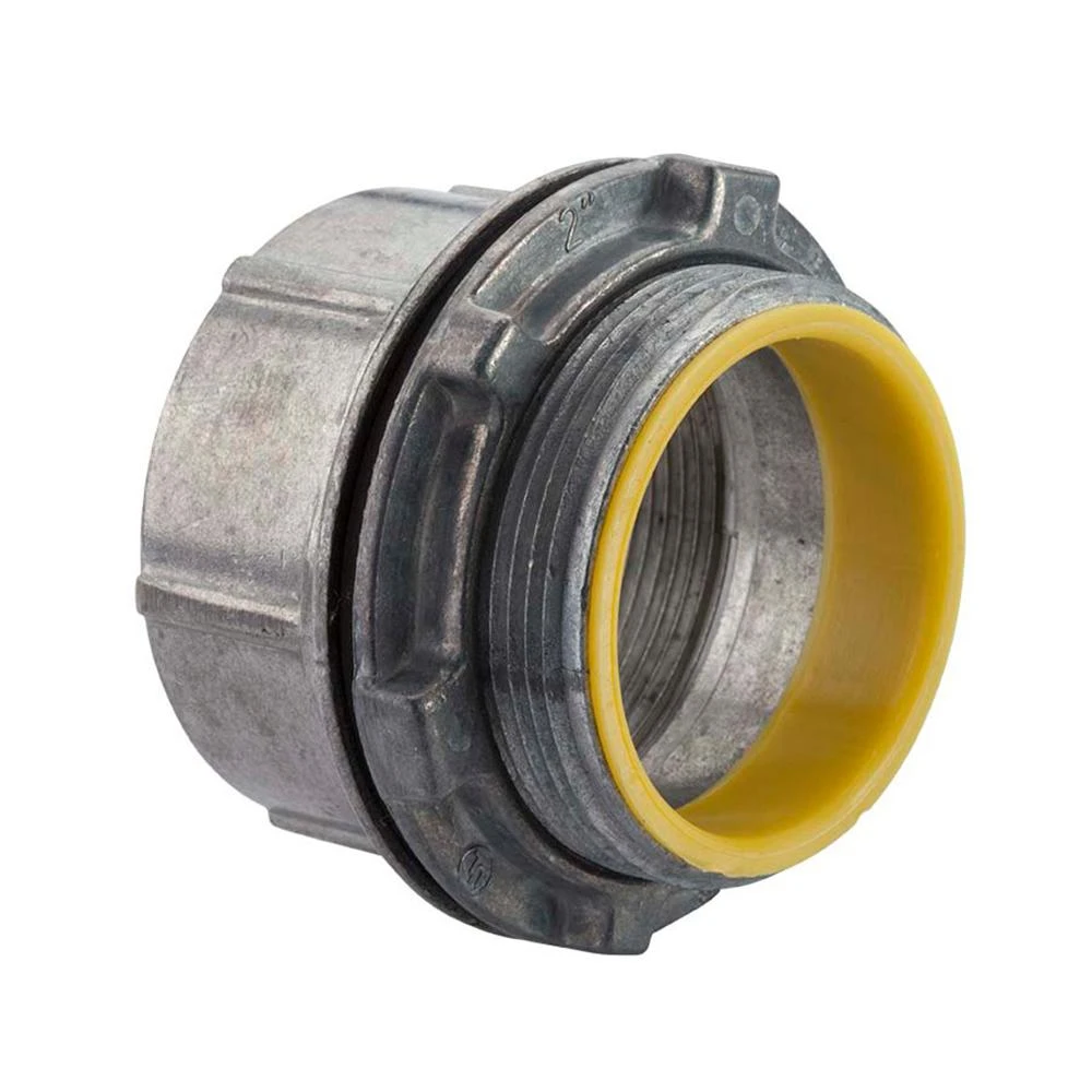 Conduit Hub, Indoor/Outdoor, Watertight, Zinc, 1/2-In.