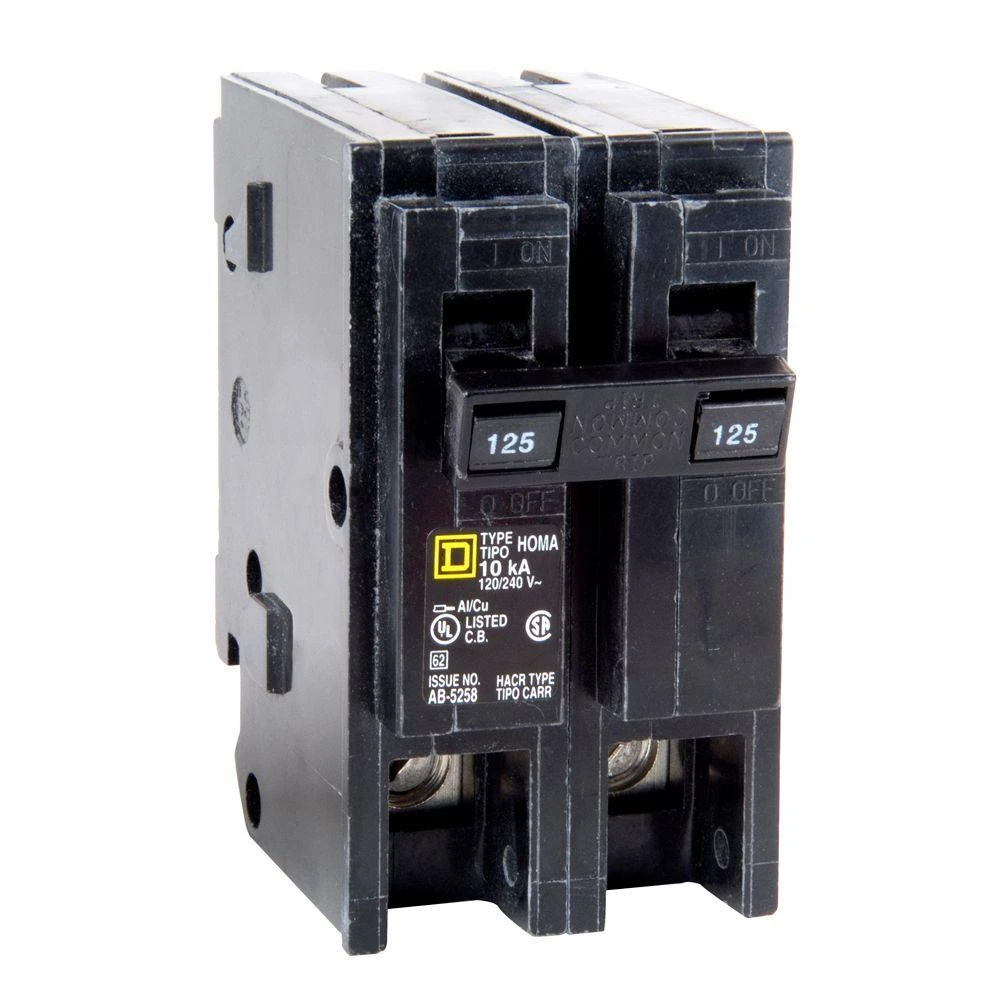 Homeline 125-Amp Double-Pole Circuit Breaker