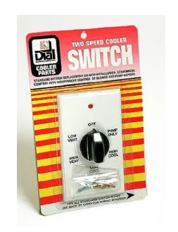 Evaporative Cooler Wall Switch, 2-Speed