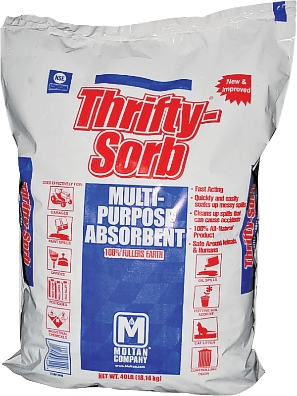Clay Oil Spill Absorbent, 40 Lbs.