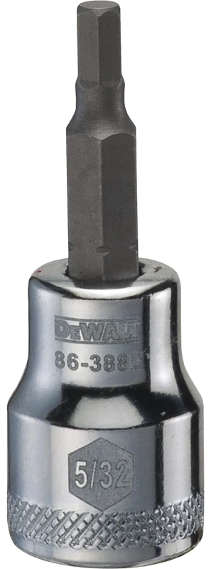 Hex Bit Socket, 5/32 In., 3/8 In. Drive