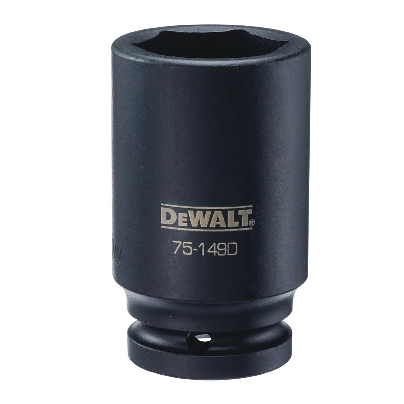 Metric Deep Impact Socket, 6-Point, 3/4 In. Drive, 35mm