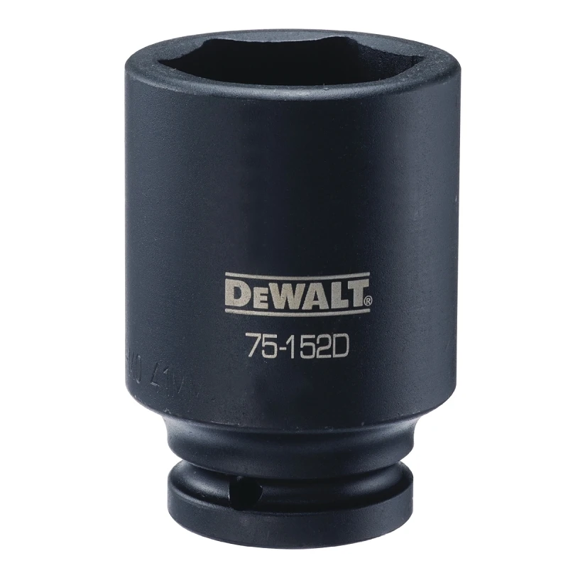Metric Deep Impact Socket, 6-Point, 3/4 In. Drive, 41mm