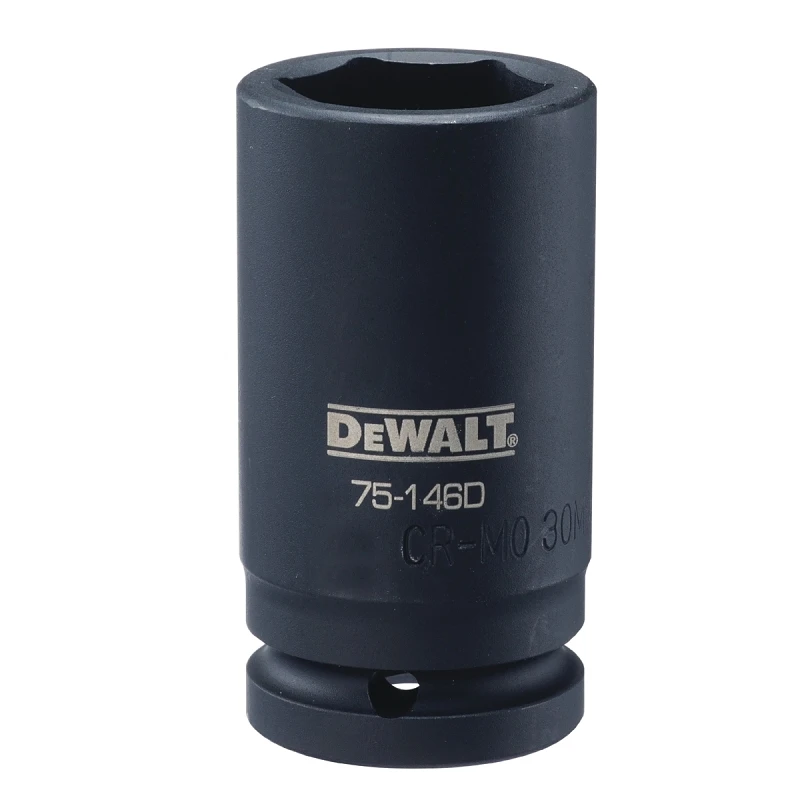 Metric Deep Impact Socket, 6-Point, 3/4 In. Drive, 30mm