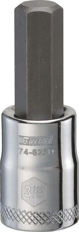 Hex Bit Socket, 3/8 In., 3/8 In. Drive