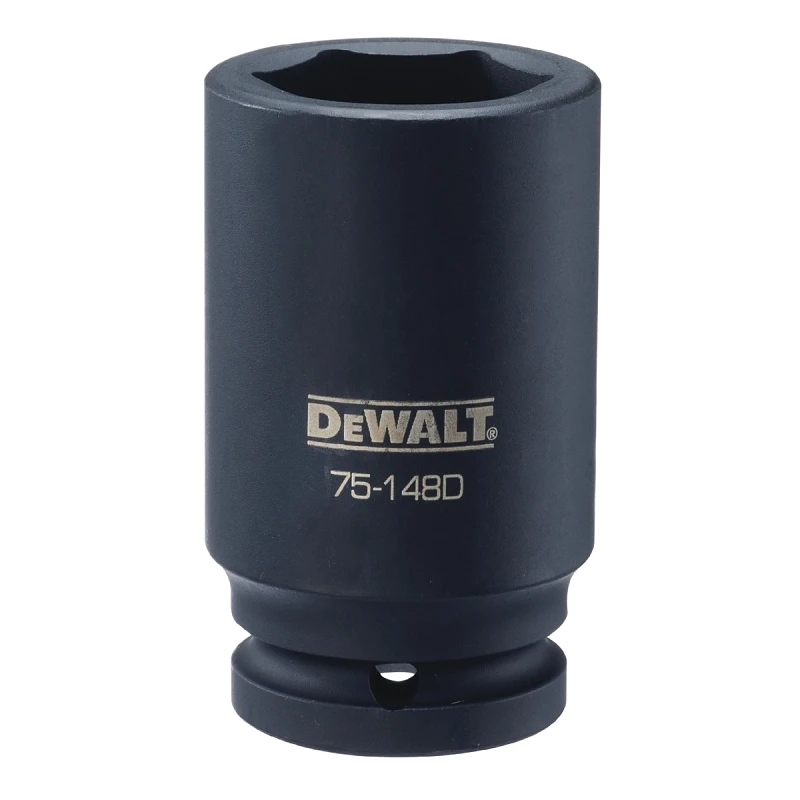 Metric Deep Impact Socket, 6-Point, 3/4 In. Drive, 33mm