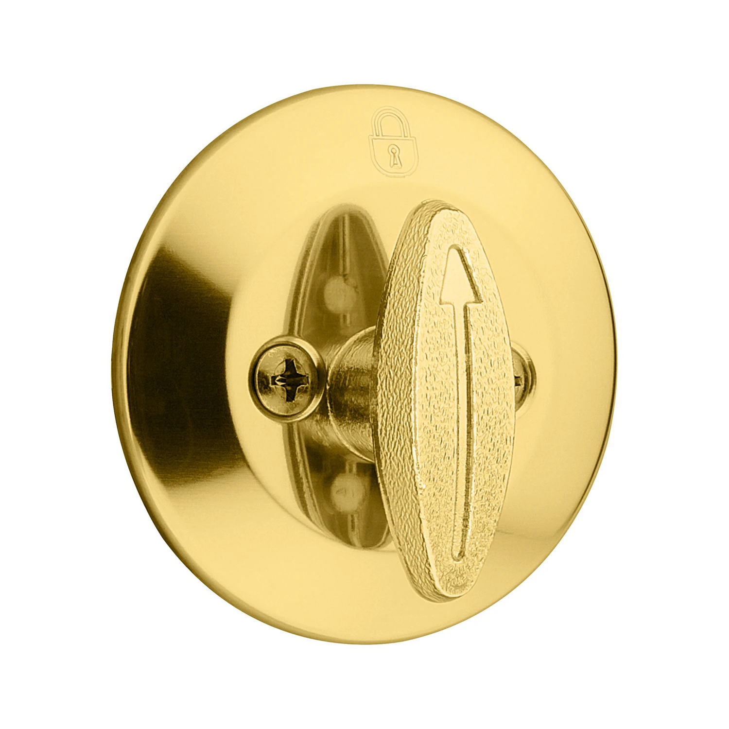Security Brass One-Sided Deadbolt