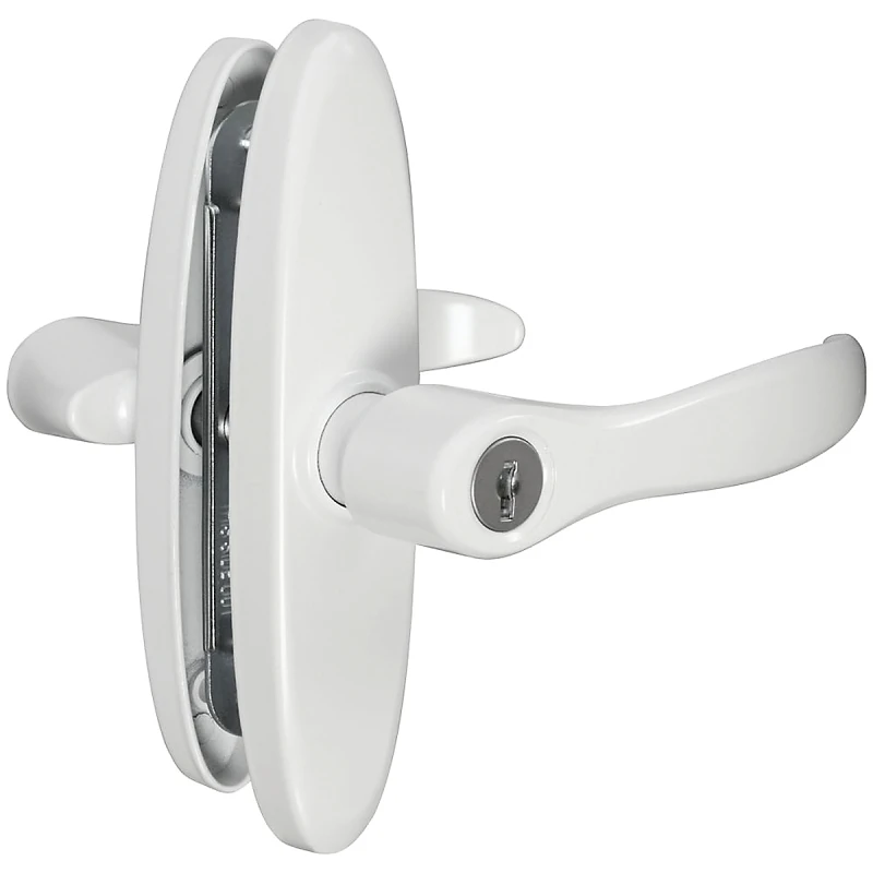 Screen & Storm Door Lever Latch, White