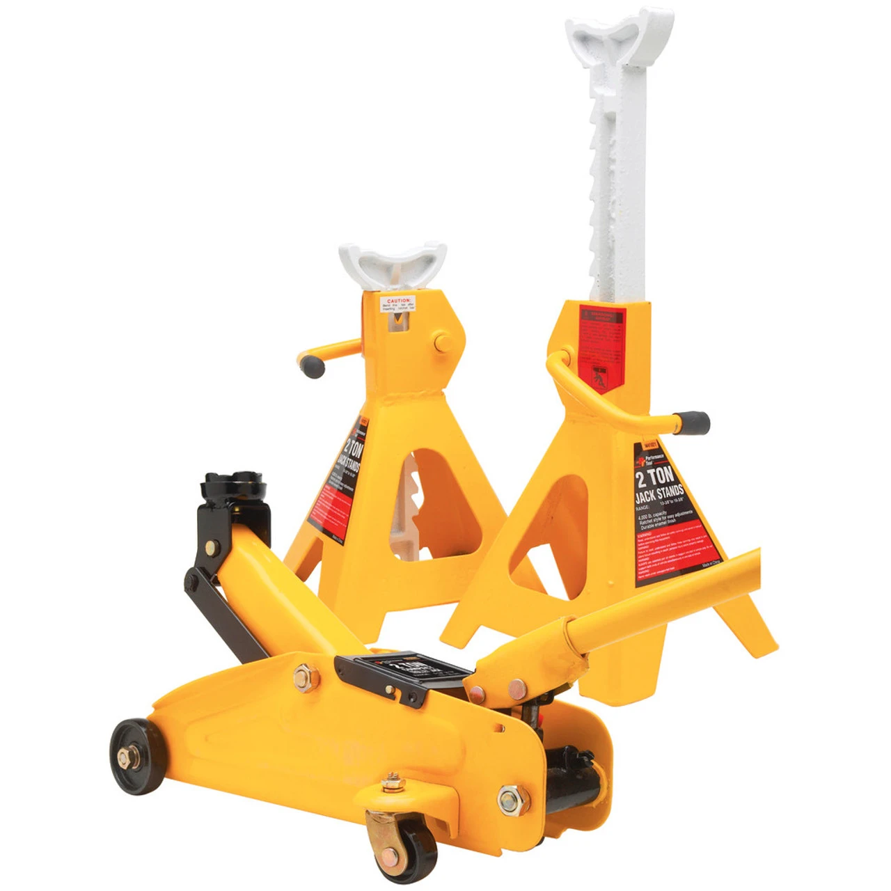 Trolley Jack & Stand Combo, 2-Ton