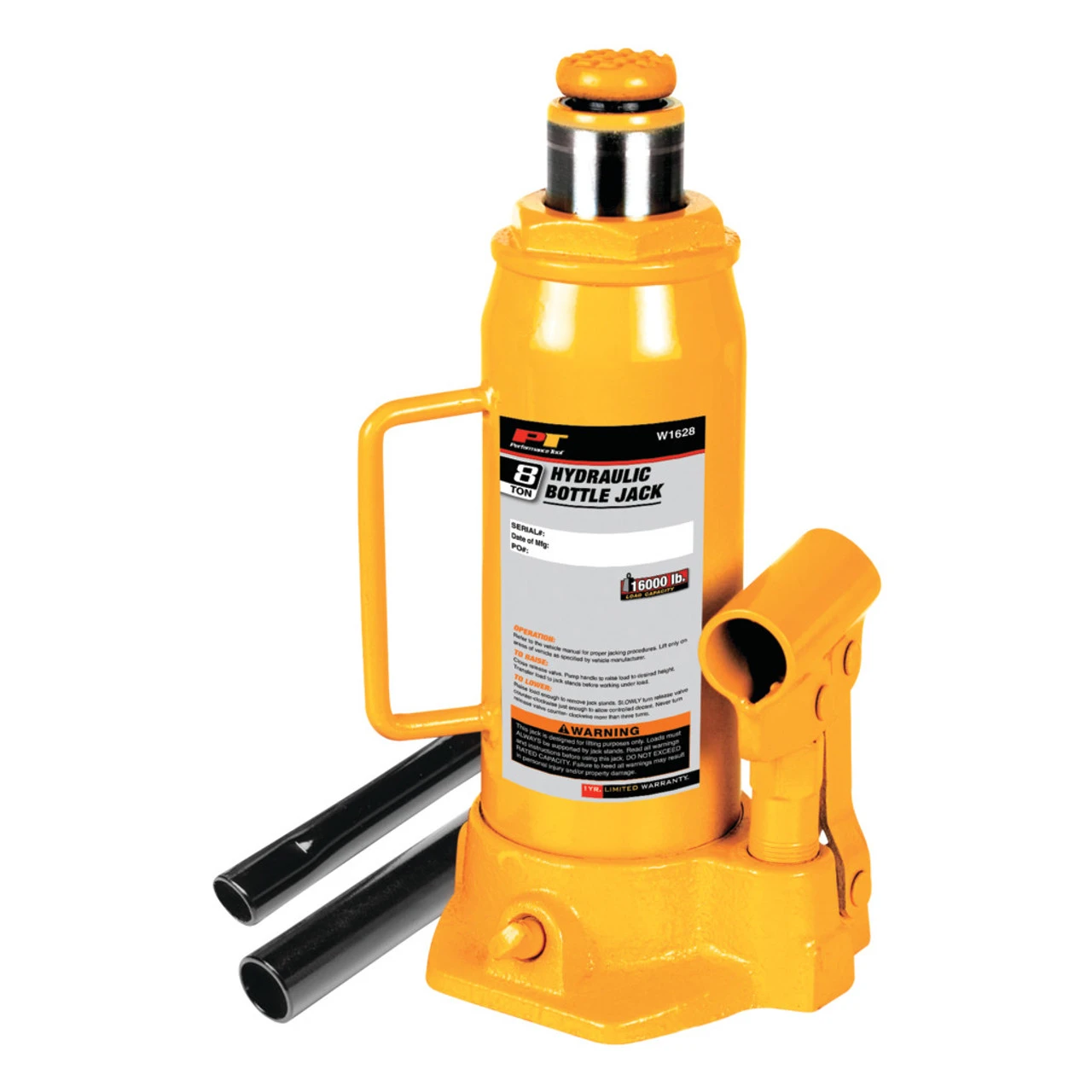 8-Ton Hydraulic Bottle Jack