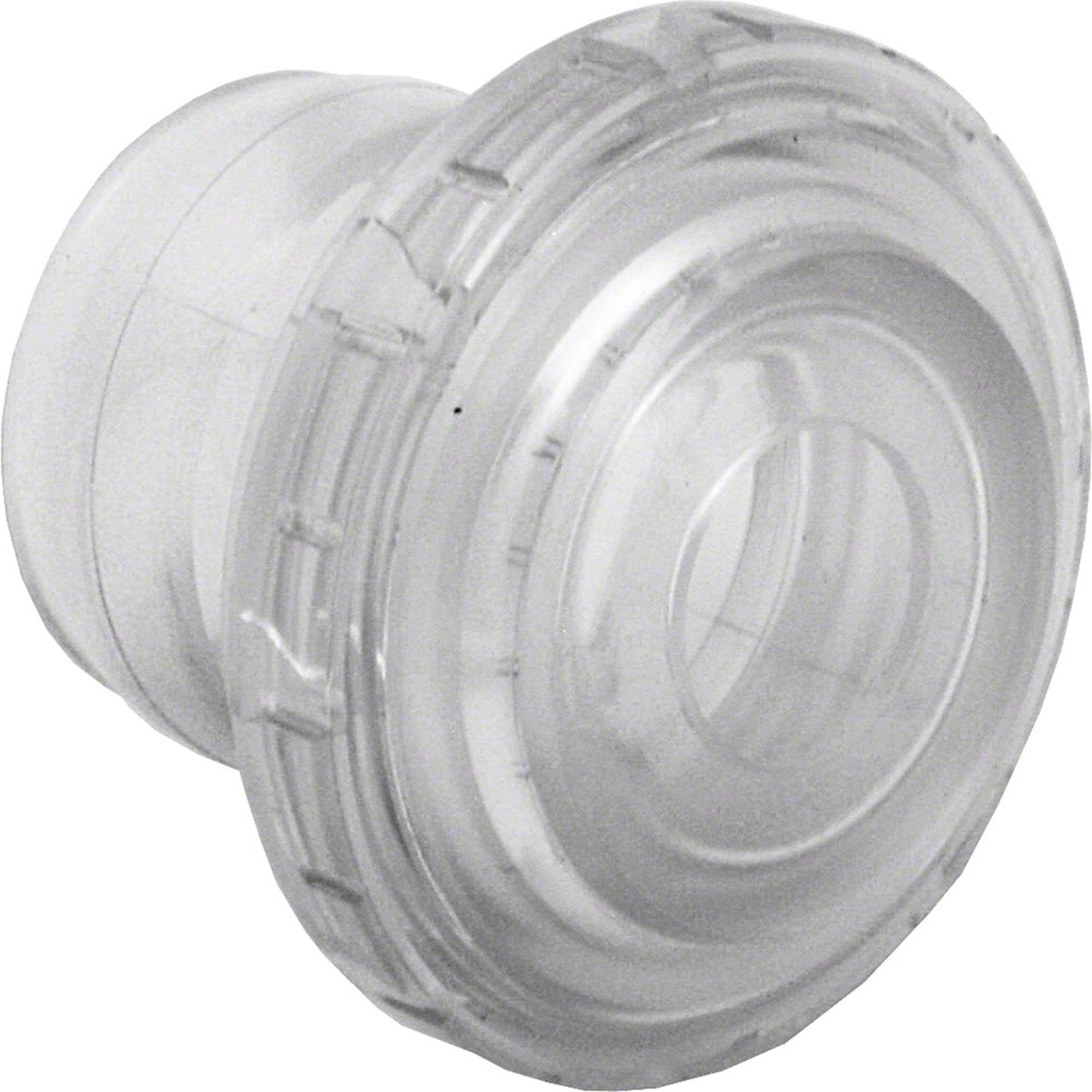Directional Eyeball Fitting - 1-1/2 Inch Knock-in - 3/4 Inch Orifice - Clear