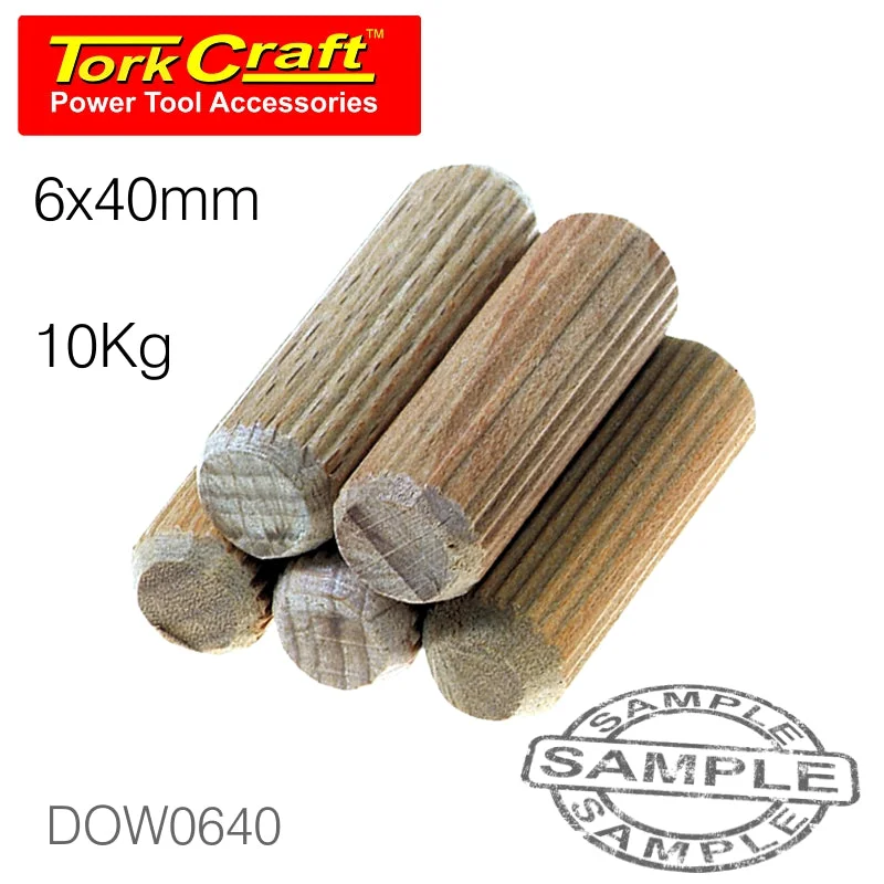 DOWELS 6 X 40MM 10KG BAG +/-13000 PER BAG